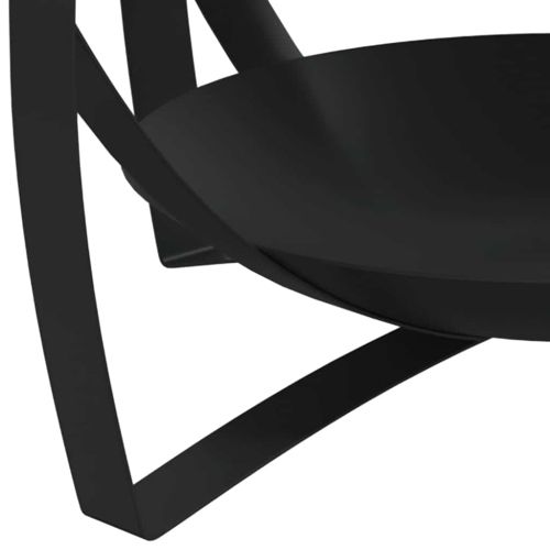 Маса за кафе, Ø68x43 см, грубо мангово дърво