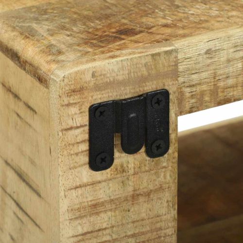 ТВ шкаф Кафяво 80 x 30 x 25 см Масивна дървесина от манго