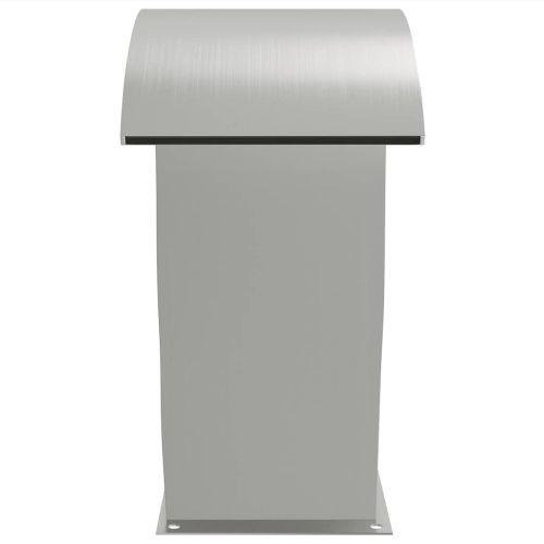 Фонтан за басейн с LED, 22x60x70 см, неръждаема стомана 304