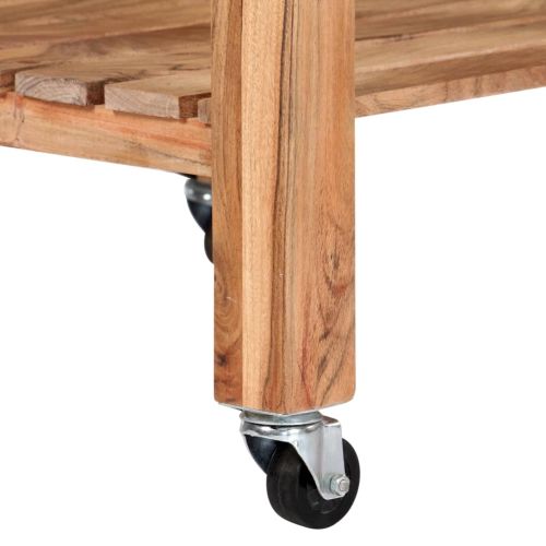 Кухненска количка, 58x58x89 см, акация масив