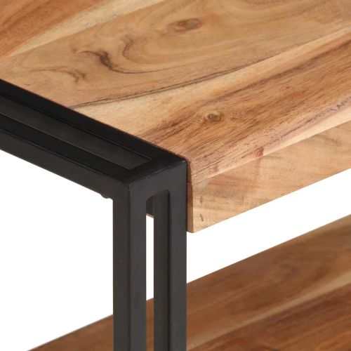 ТВ шкаф, 120x30x40 см, акациево дърво масив