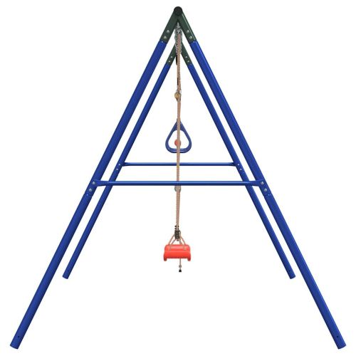 Външен комплект люлка със седалка люлка, трапец и стълба