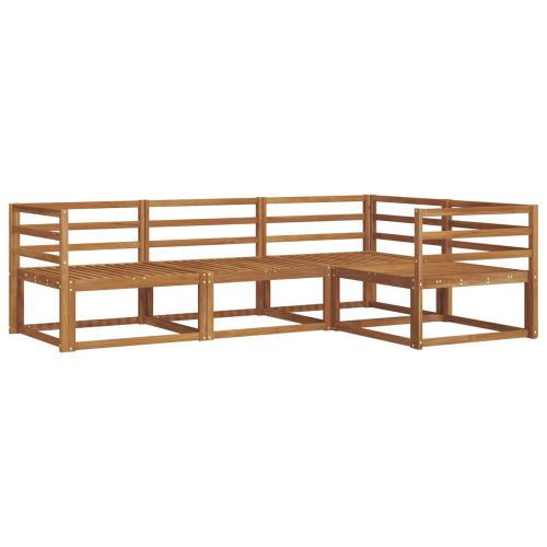 Комплект дивани за открито 4 pcs Естествен