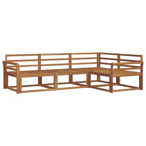 Комплект дивани за открито 4 pcs Естествен