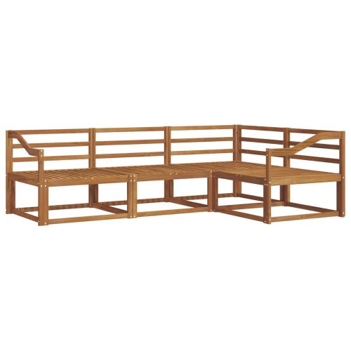 Комплект дивани за открито 4 pcs Естествен