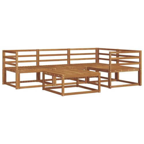 Комплект дивани за открито 5 pcs Естествен