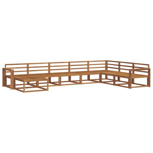 Комплект дивани за открито 8 pcs Естествен