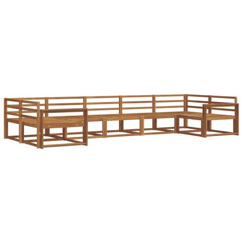 Комплект дивани за открито 7 pcs Естествен