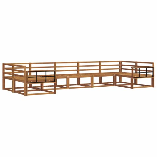 Комплект дивани за открито 7 pcs Естествен