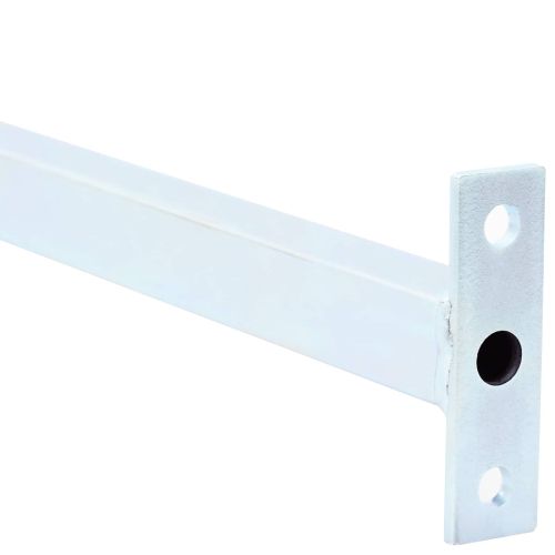 Регулируема защитна преграда за прозорци 6 pcs Сребрист Стомана