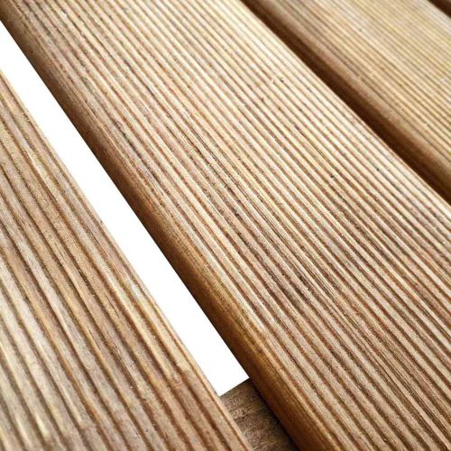 Плочка за decking 6 pcs Кафяво 50 x 50 cm