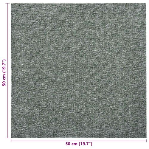 Килим 20 pcs Зелен 50 x 50 cm 100% Полипропилен