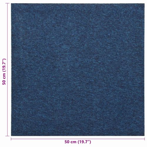 Килим 20 pcs Тъмен син 50 x 50 cm 100% Полипропилен