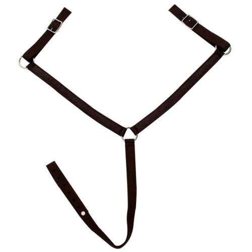 Уестърн седло, оглавник и опас, естествена кожа, 16", кафяво