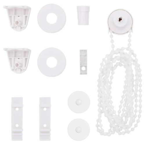 Зебра щора 120,9x230 см Ширина на плат 116,7 см бяла