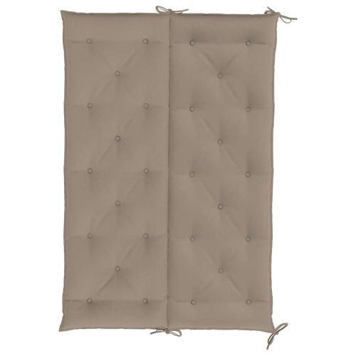 Възглавница за градинска пейка таупе 150x(50+50)x7 см оксфорд