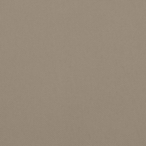 Възглавница за градинска пейка таупе 150x(50+50)x7 см оксфорд