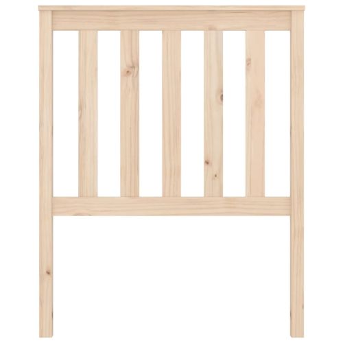 Горна табла за легло, 81x6x101 см, бор масив