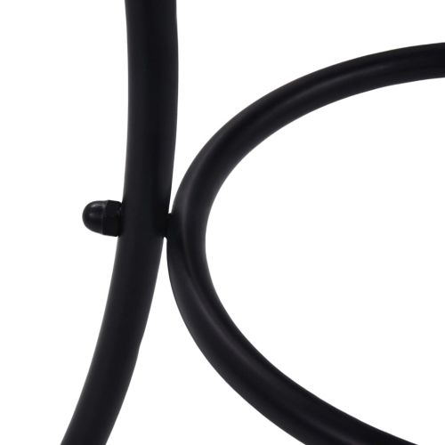 Мозаечна бистро маса, теракота и бяло, 60 см, керамика