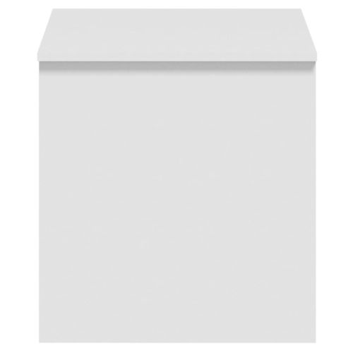 Маса за кафе, бяла, 102x50,5x52,5 см, инженерно дърво