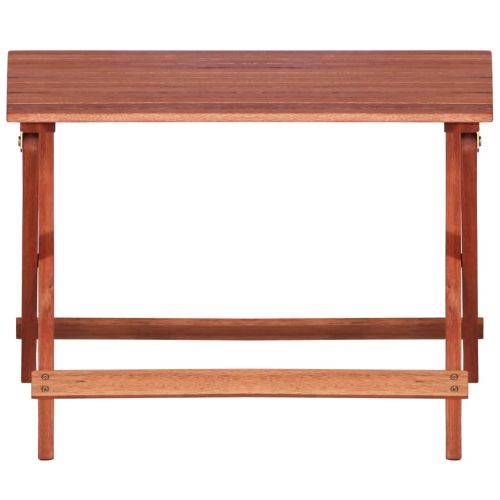 Външен трапезен комплект 4 части детски евкалиптово дърво масив