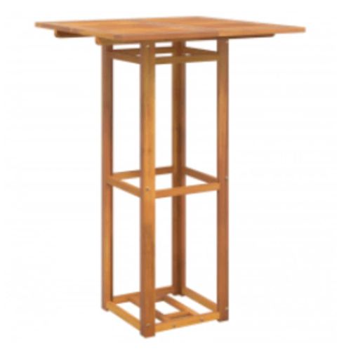 Бистро маса, 75x75x110 см, акациево дърво масив