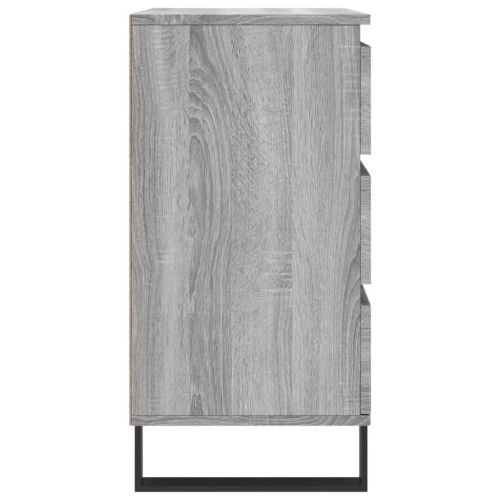 Сайдборд, сив сонома, 60x35x70 см, инженерно дърво
