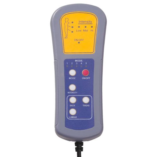 Масажен стол, тъмнокафяв, текстил