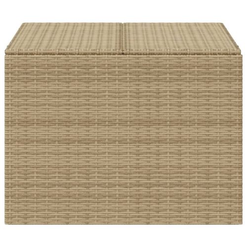 Градински сандък за съхранение, микс бежово, 291 л, полиратан