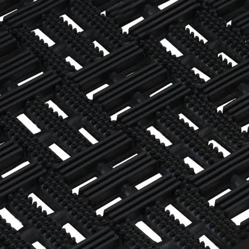 Изтривалка за врата правоъгълна 45x75 см гума