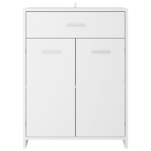 Комплект мебели за баня от 4 части, бял