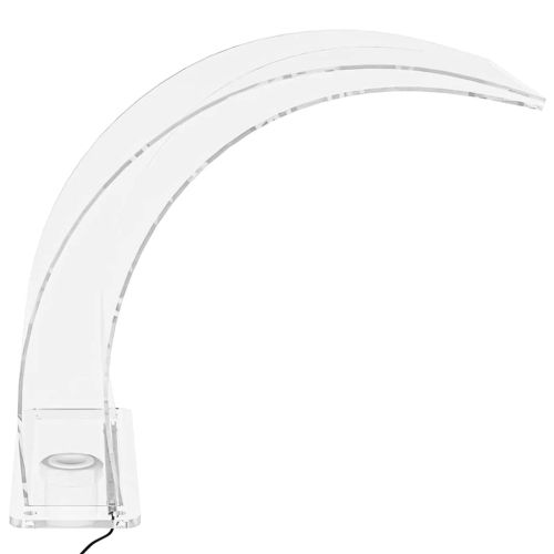 Фонтан за басейн с RGB светодиоди, акрил, 50 см