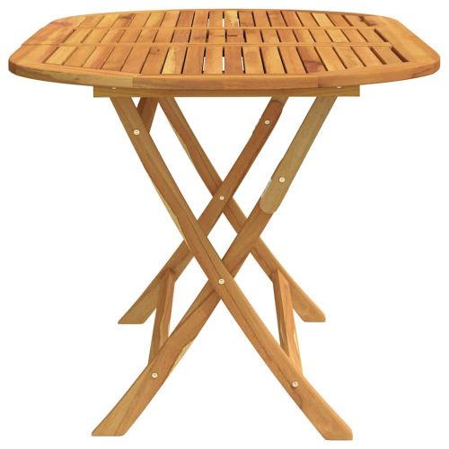 Сгъваема градинска маса, 160x85x75 см, евкалипт масив