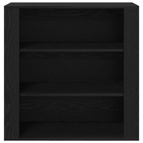 Висок шкаф Черния дъб 80 x 33 x 150 см Инженерно дърво