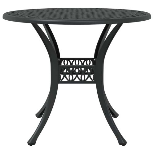 Комплект за хранене в градината 5 pcs Черно Алуминий