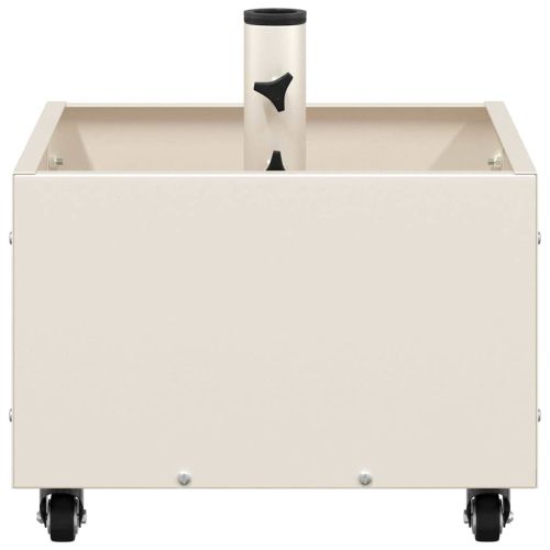 Основа за чадър Бяло 45 x 45 x 45 cm Стомана