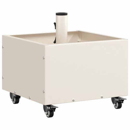 Основа за чадър Бяло 45 x 45 x 45 cm Стомана