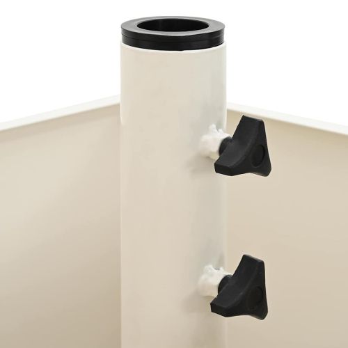 Основа за чадър Бяло 45 x 45 x 45 cm Стомана