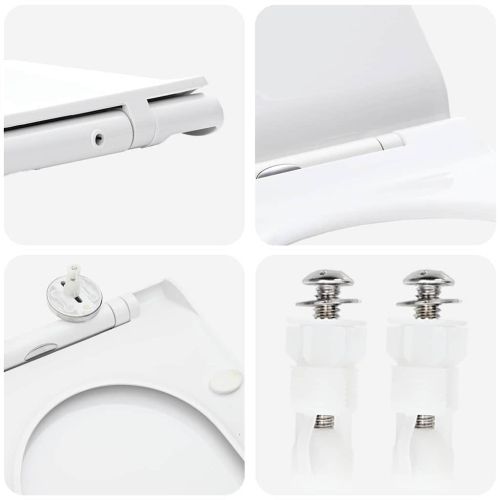 Тоалетна седалка Регулирума Бял 50 x 36,5 x 5 см Полипропилен