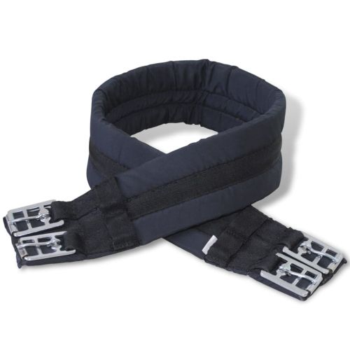 К-т за яздене със седло от естествена кожа, черен 17,5", 18 см, 5 в 1