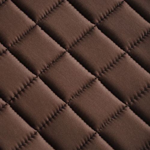 К-т за яздене със седло от естествена кожа, кафяв 17,5", 18 см, 5 в 1