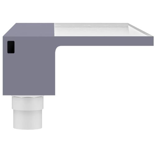 Преливник за водопад с RGB LED, акрил, 90 см