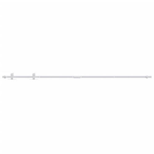 Комплект за мини плъзгаща врата за шкаф, стомана, бял, 200 см