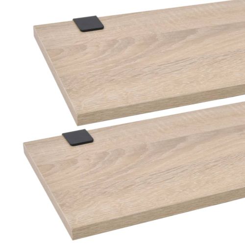 Комплект мебели за баня, с мивки и кранове, бежов, 10 части