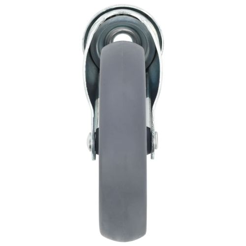 12 бр въртящи се колела с отвори за болт, 125 мм