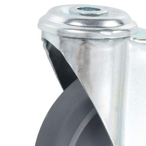 8 бр въртящи се колела с отвори за болт, 125 мм