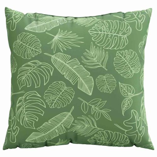 Пухени възглавници Листо 4 pcs Мотив с листа 50 x 50 cm