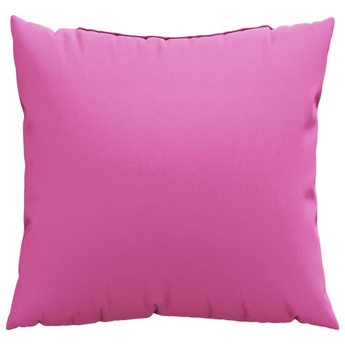Пухени възглавници 4 pcs Розово 50 x 50 cm Полиester плат