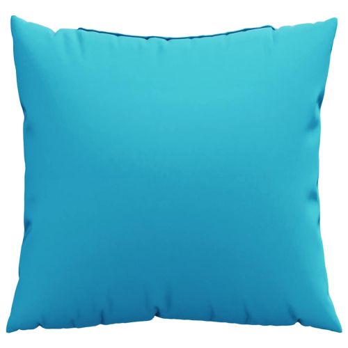 Пухени възглавници 4 pcs Тюркоаз 50 x 50 cm Полиester плат