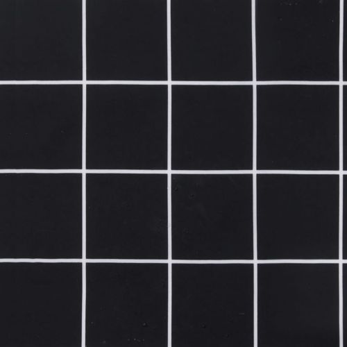 Възглавници за градински стол 2 бр черно каре 50x50x4 см плат